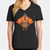 Ladies Core Cotton V-Neck Tee Thumbnail
