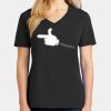 Ladies Core Cotton V-Neck Tee Thumbnail