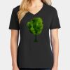 Ladies Core Cotton V-Neck Tee Thumbnail
