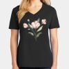Ladies Core Cotton V-Neck Tee Thumbnail