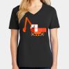 Ladies Core Cotton V-Neck Tee Thumbnail