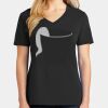 Ladies Core Cotton V-Neck Tee Thumbnail