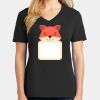 Ladies Core Cotton V-Neck Tee Thumbnail