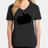 Ladies Core Cotton V-Neck Tee Thumbnail
