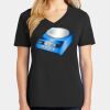 Ladies Core Cotton V-Neck Tee Thumbnail