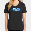 Ladies Core Cotton V-Neck Tee Thumbnail