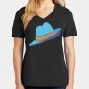 Ladies Core Cotton V-Neck Tee Thumbnail