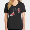 Ladies Core Cotton V-Neck Tee Thumbnail