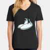 Ladies Core Cotton V-Neck Tee Thumbnail