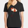 Ladies Core Cotton V-Neck Tee Thumbnail