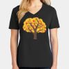 Ladies Core Cotton V-Neck Tee Thumbnail