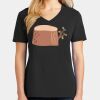 Ladies Core Cotton V-Neck Tee Thumbnail