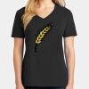 Ladies Core Cotton V-Neck Tee Thumbnail