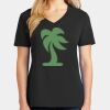 Ladies Core Cotton V-Neck Tee Thumbnail
