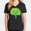 Ladies Core Cotton V-Neck Tee Thumbnail