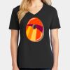 Ladies Core Cotton V-Neck Tee Thumbnail