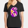 Ladies Core Cotton V-Neck Tee Thumbnail
