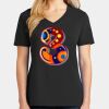 Ladies Core Cotton V-Neck Tee Thumbnail