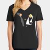 Ladies Core Cotton V-Neck Tee Thumbnail