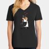 Ladies Core Cotton V-Neck Tee Thumbnail