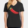 Ladies Core Cotton V-Neck Tee Thumbnail