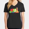 Ladies Core Cotton V-Neck Tee Thumbnail