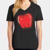 Ladies Core Cotton V-Neck Tee Thumbnail