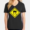 Ladies Core Cotton V-Neck Tee Thumbnail