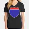 Ladies Core Cotton V-Neck Tee Thumbnail