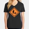 Ladies Core Cotton V-Neck Tee Thumbnail