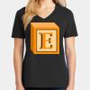Ladies Core Cotton V-Neck Tee Thumbnail