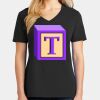 Ladies Core Cotton V-Neck Tee Thumbnail