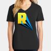 Ladies Core Cotton V-Neck Tee Thumbnail