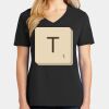 Ladies Core Cotton V-Neck Tee Thumbnail