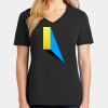 Ladies Core Cotton V-Neck Tee Thumbnail