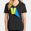 Ladies Core Cotton V-Neck Tee Thumbnail