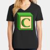 Ladies Core Cotton V-Neck Tee Thumbnail
