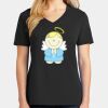 Ladies Core Cotton V-Neck Tee Thumbnail