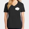 Ladies Core Cotton V-Neck Tee Thumbnail