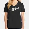 Ladies Core Cotton V-Neck Tee Thumbnail
