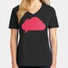 Ladies Core Cotton V-Neck Tee Thumbnail