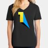 Ladies Core Cotton V-Neck Tee Thumbnail