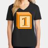 Ladies Core Cotton V-Neck Tee Thumbnail