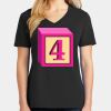 Ladies Core Cotton V-Neck Tee Thumbnail