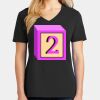 Ladies Core Cotton V-Neck Tee Thumbnail