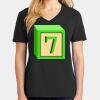 Ladies Core Cotton V-Neck Tee Thumbnail