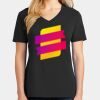 Ladies Core Cotton V-Neck Tee Thumbnail
