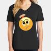 Ladies Core Cotton V-Neck Tee Thumbnail