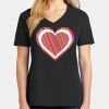 Ladies Core Cotton V-Neck Tee Thumbnail