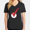 Ladies Core Cotton V-Neck Tee Thumbnail